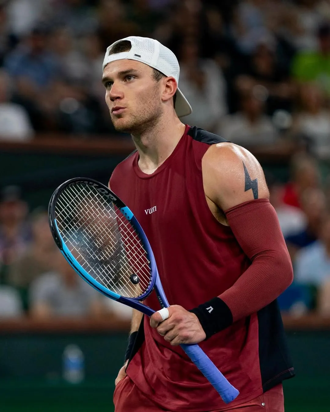 Jack Draper on court